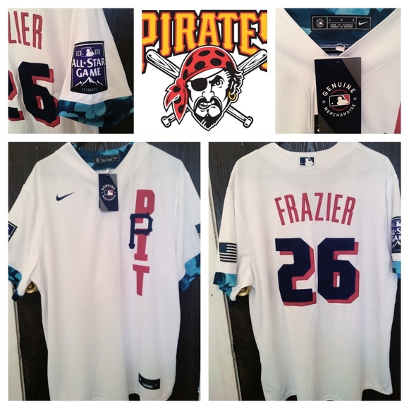 White 2021 All Star Game MLB Pittsburgh Pirates Frazier Jersey
